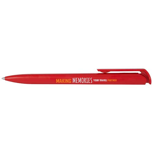 Lucia recycled plastic ballpoint pen (blue ink) - 107926