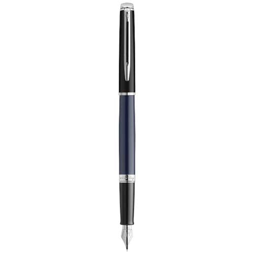 Hemisphere colour blocking fountain pen with palladium trim (blue ink) - 107934