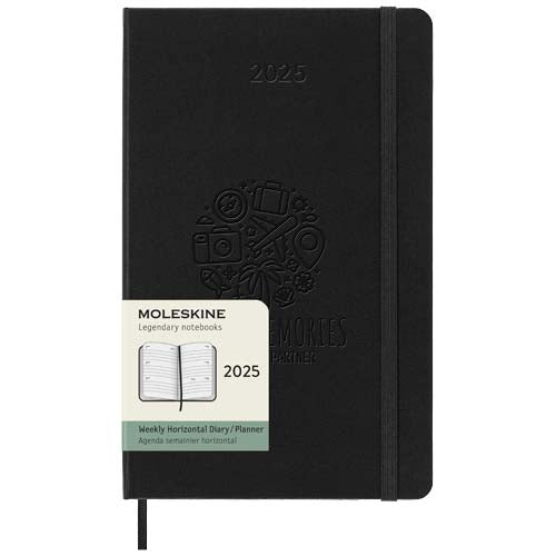 Moleskine horizontal hard cover 12 month L weekly planner - 107941