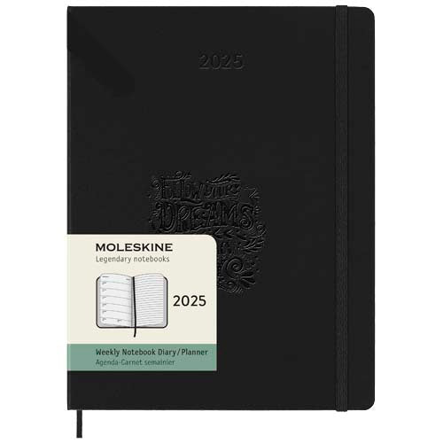 Moleskine hard cover 12 month XL weekly planner - 107950