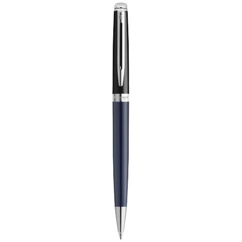 Hemisphere colour blocking ballpoint pen with palladium trim (blue ink) - 107961