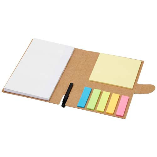 Swift sticky notes booklet with ballpoint pen (black ink) - 107989