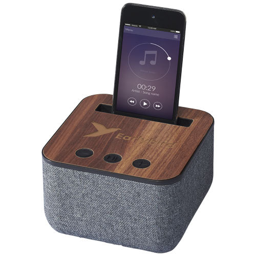 Shae fabric and wood Bluetooth® speaker - 108313