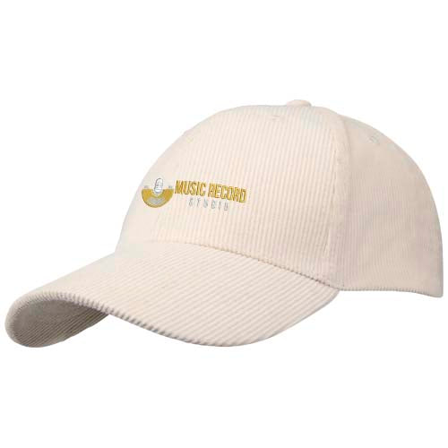 Hutton 6 panel recycled corduroy cap - 111073