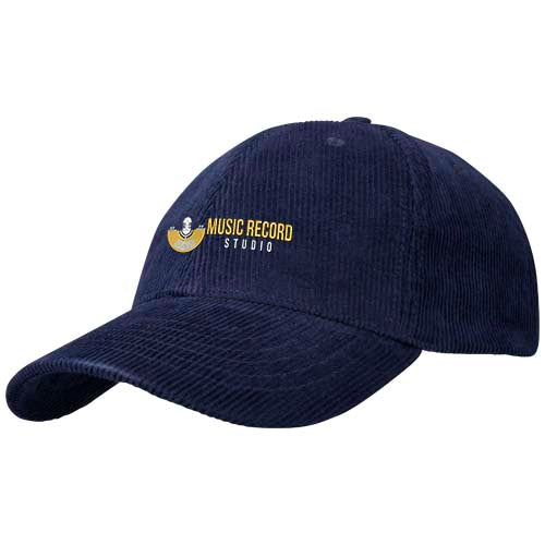 Hutton 6 panel recycled corduroy cap - 111073