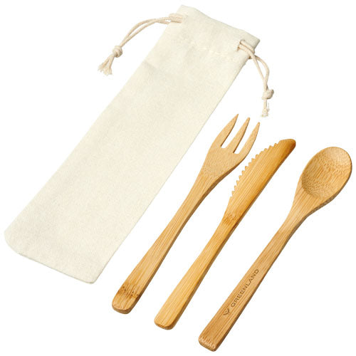 Celuk bamboo cutlery set - 112995