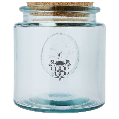 Aire 800 ml 3-piece recycled glass jar set - 113155