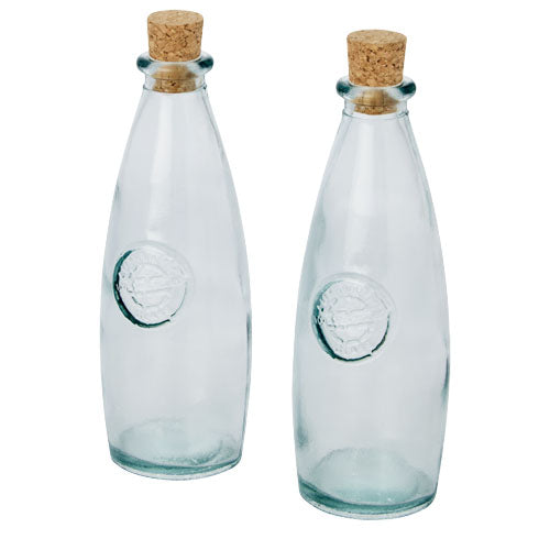 Sabor 2-piece recycled glass oil and vinegar set - 113182