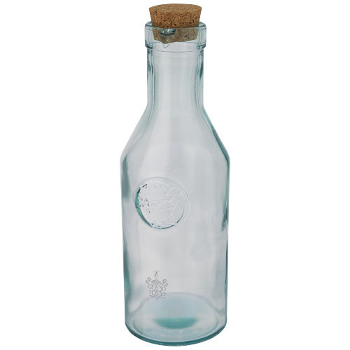 Fresqui recycled glass carafe with cork lid - 113255