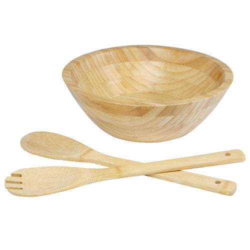 Argulls bamboo salad bowl and tools - 113268