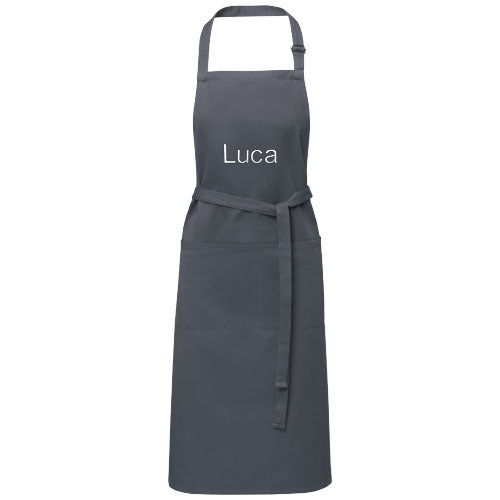 Andrea 240 g/m² apron with adjustable neck strap - 113334