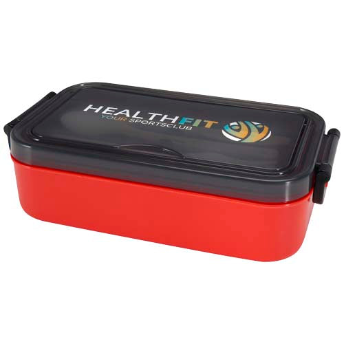 Snappy lunch box and cutlery set - 113420