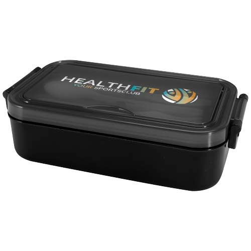 Snappy lunch box and cutlery set - 113420