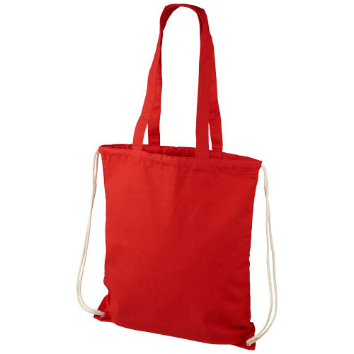 Eliza 240 g/m² cotton drawstring backpack 6L - 120276