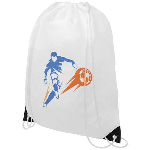 Oriole drawstring backpack with coloured corners 5L - 120488