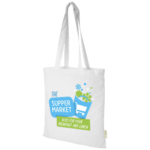 Orissa 100 g/m² organic cotton tote bag 7L - 120491