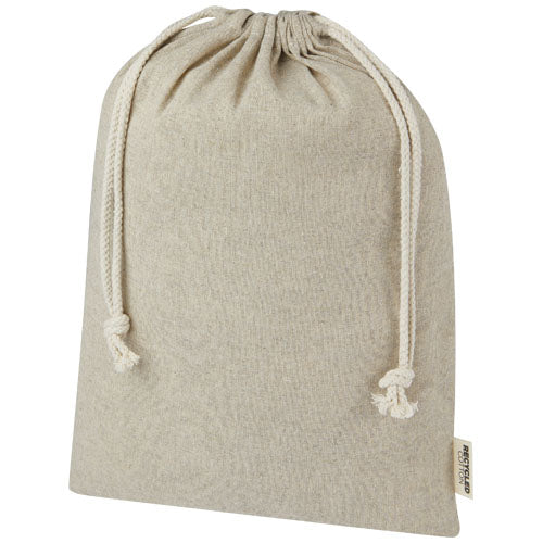 Pheebs 150 g/m² GRS recycled cotton gift bag large 4L - 120672