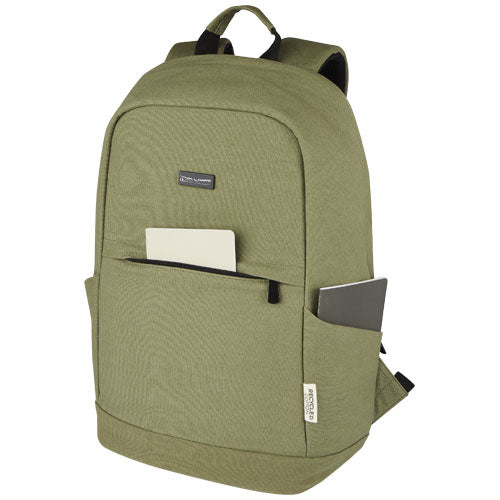 Joey 15.6" GRS recycled canvas anti-theft laptop backpack 18L - 120677