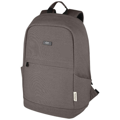 Joey 15.6" GRS recycled canvas anti-theft laptop backpack 18L - 120677