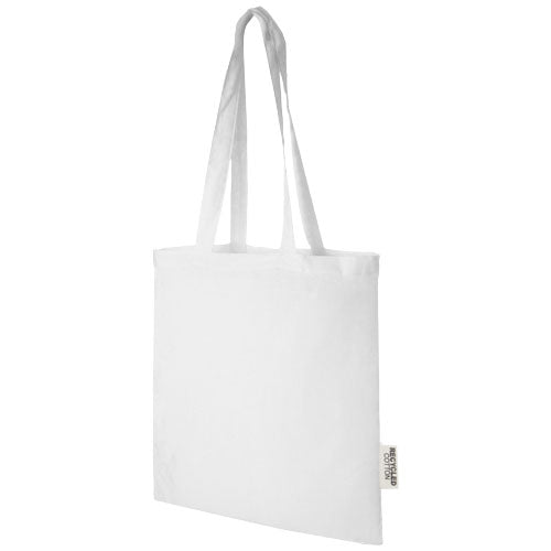 Madras 140 g/m2 GRS recycled cotton tote bag 7L - 120695