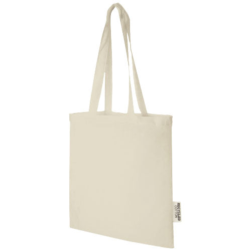 Madras 140 g/m2 GRS recycled cotton tote bag 7L - 120695