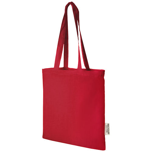 Madras 140 g/m2 GRS recycled cotton tote bag 7L - 120695