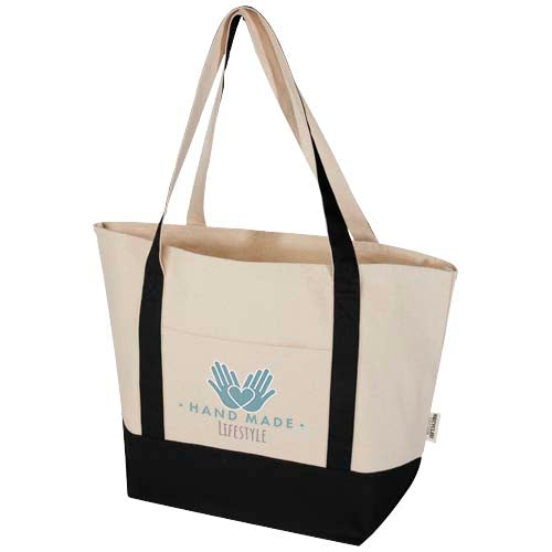 Sam 320 g/m² GRS recycled cotton tote bag - 120749