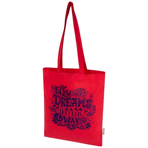 Madras Blend 140 g/m² GRS recycled cotton tote bag 7L - 120760