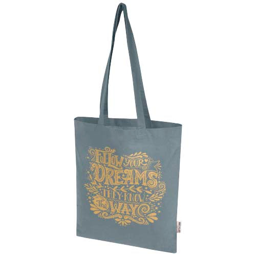 Madras Blend 140 g/m² GRS recycled cotton tote bag 7L - 120760