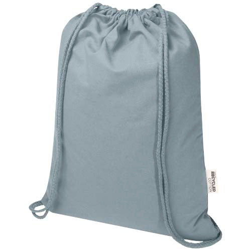 Oregon Blend 140 g/m² GRS recycled drawstring bag 5L - 120761