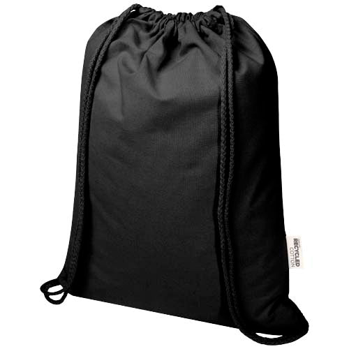 Oregon Blend 140 g/m² GRS recycled drawstring bag 5L - 120761