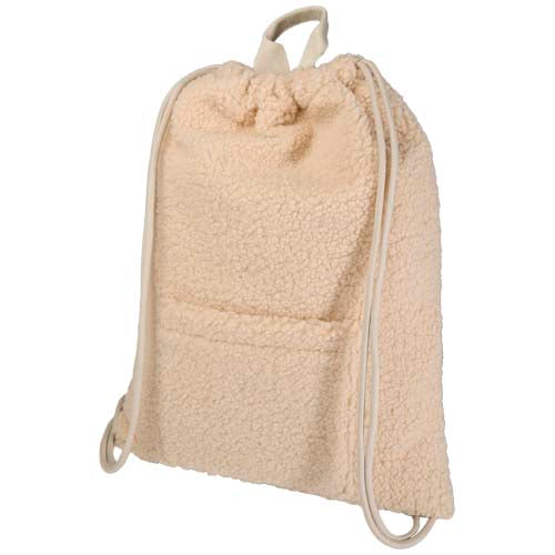 Bear GRS recycled sherpa drawstring backpack 9L - 120773