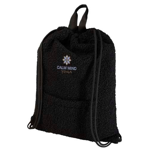 Bear GRS recycled sherpa drawstring backpack 9L - 120773