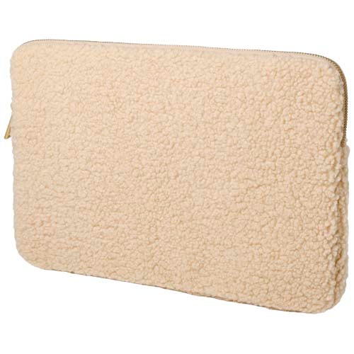 Bear 13" GRS recycled sherpa laptop sleeve 2L - 120775