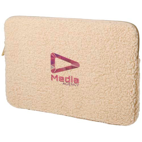 Bear 13" GRS recycled sherpa laptop sleeve 2L - 120775