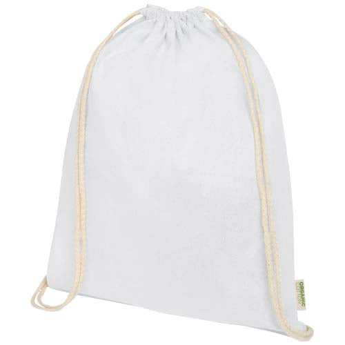 Odisha 140 g/m² OCS organic drawstring bag 5L  - 120781