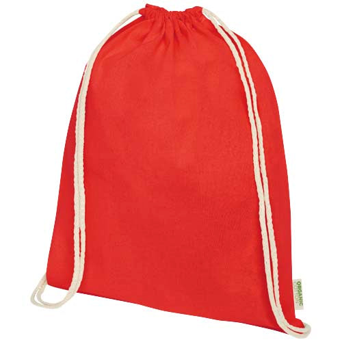 Odisha 140 g/m² OCS organic drawstring bag 5L  - 120781