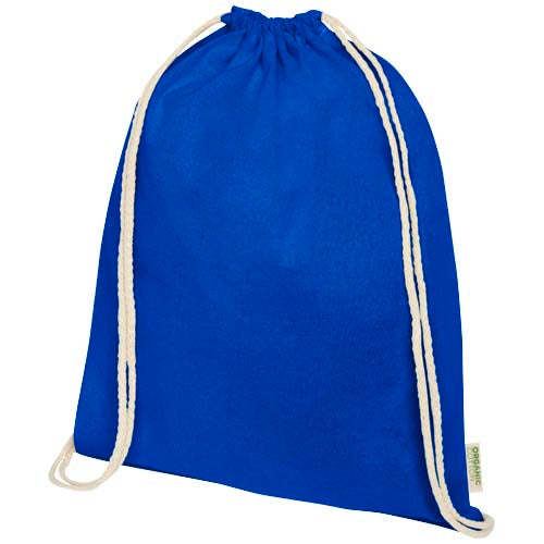 Odisha 140 g/m² OCS organic drawstring bag 5L  - 120781