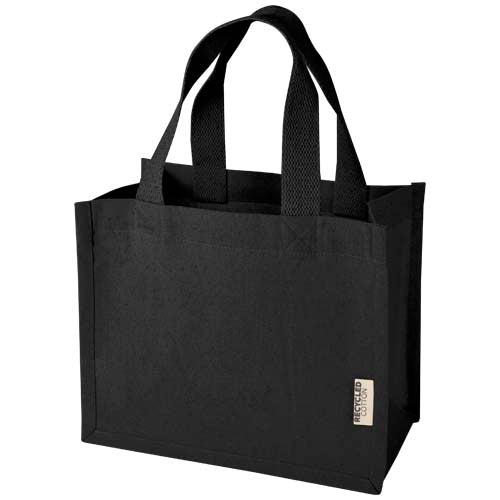 Odessa 220 g/m² GRS recycled cotton mini gusset tote bag 9L - 120787