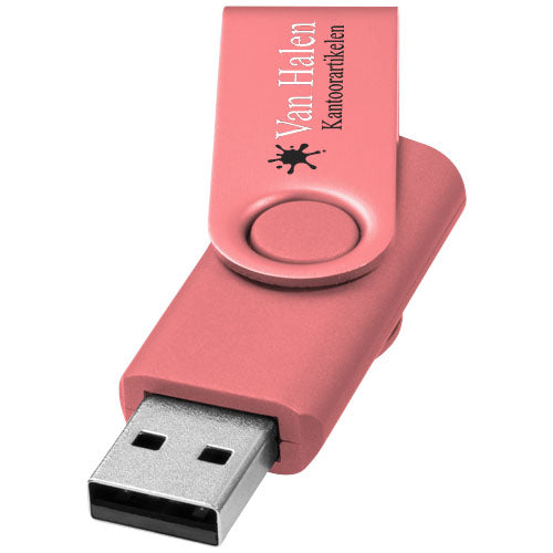 Rotate-metallic 4GB USB flash drive - 123508