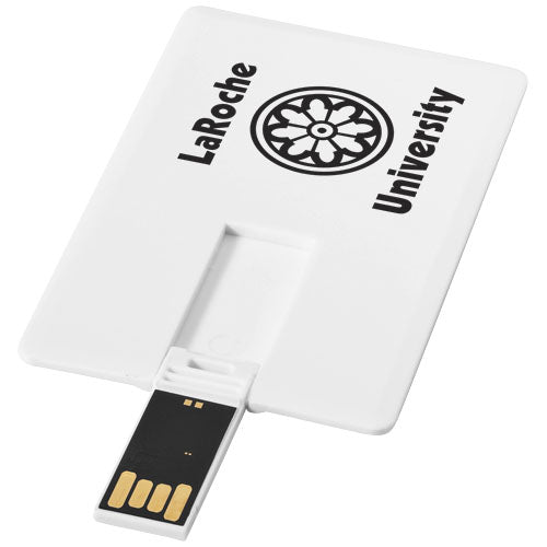 Slim card-shaped 4GB USB flash drive - 123521