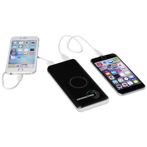 Constant 10.000 mAh wireless power bank with LED - 123956