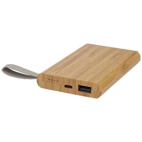 Tulda 5000 mAh bamboo power bank - 124145