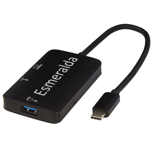 ADAPT aluminum Type-C  multimedia adapter (USB-A/Type-C/HDMI) - 124230