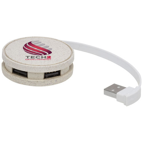 Kenzu wheat straw USB hub - 124309