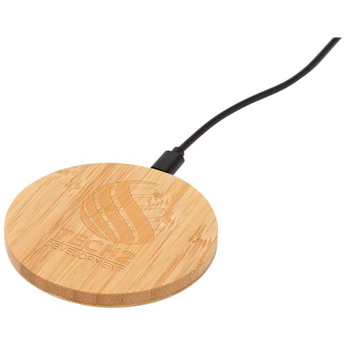 Essence 15W bamboo wireless charging pad - 124387