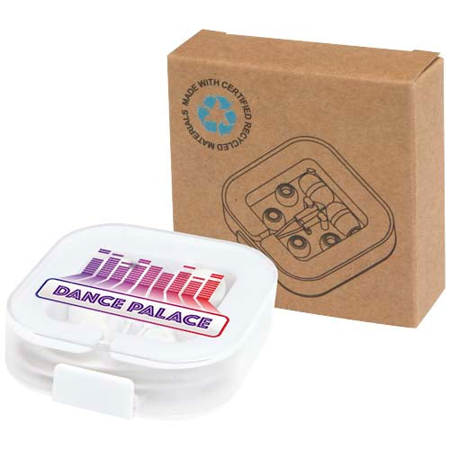 Baekdu wired Type-C headset with recycled plastic storage box - 124438