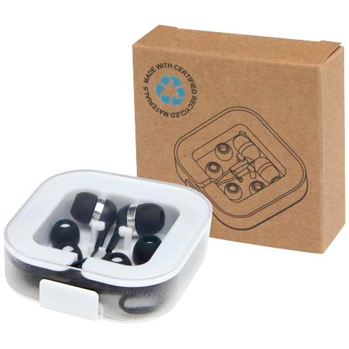 Baekdu wired Type-C headset with recycled plastic storage box - 124438