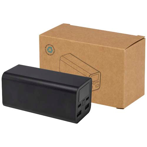 Acamar 20.000 mAh 70W recycled aluminium laptop power bank - 124440