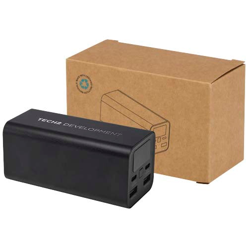 Acamar 20.000 mAh 70W recycled aluminium laptop power bank - 124440